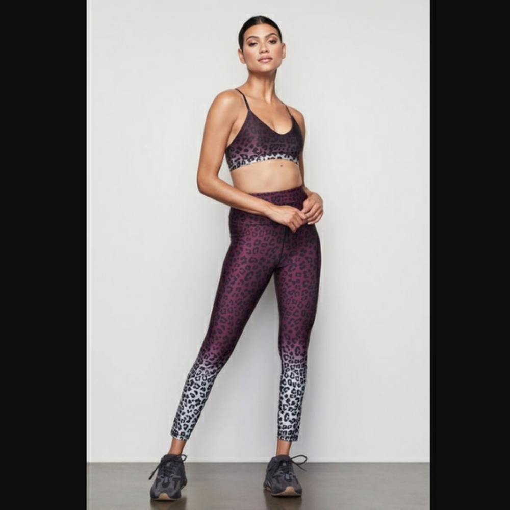 Good American leopard leggings sz 4